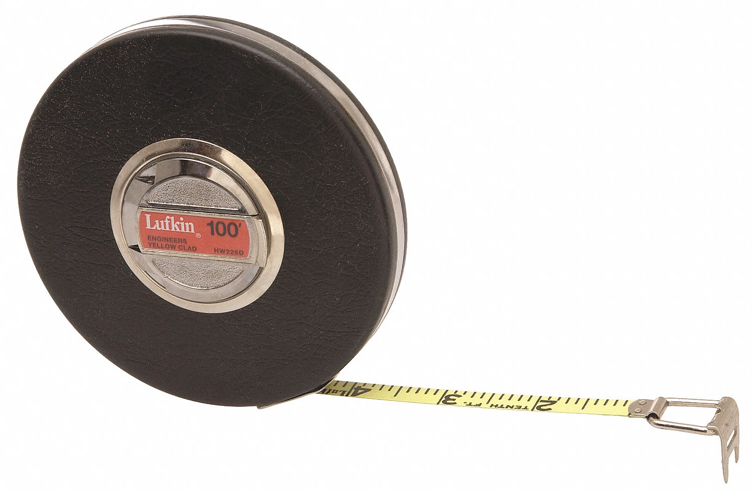 CRESCENT LUFKIN Long Tape Measure 100 ft Blade Lg, 3/8 in Blade Wd, ft