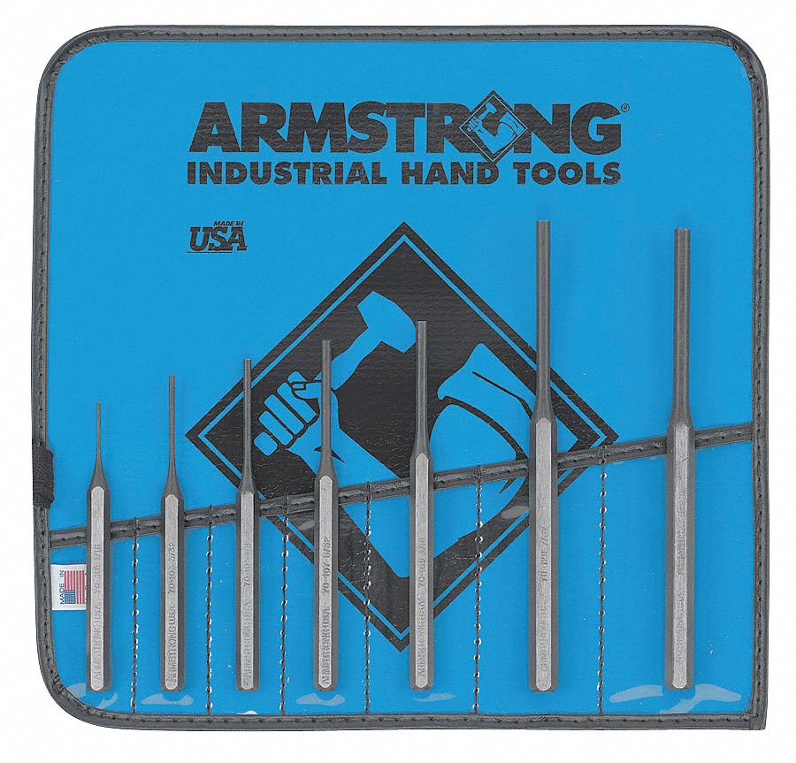 ARMSTRONG Drive Pin Punch Set 3VYZ970554 Grainger