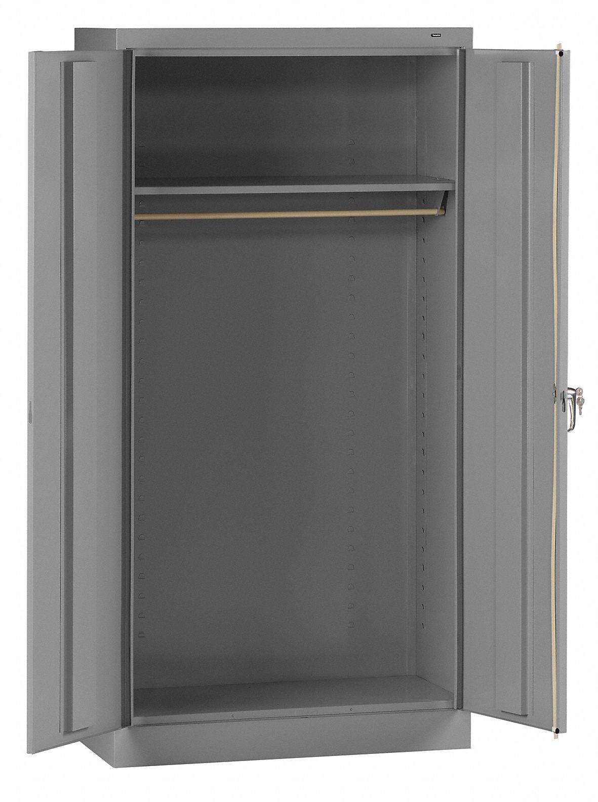 TENNSCO Storage 36 in x 18 in x 72 in, 1 Adj Shelf, Swing