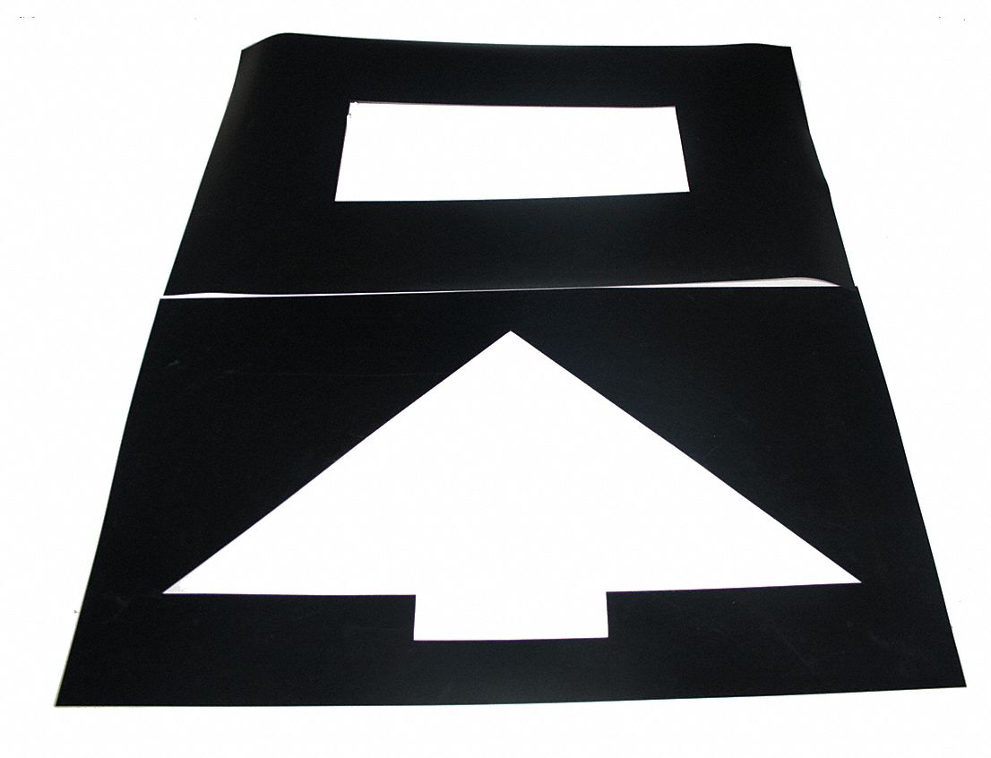 GRAINGER APPROVED Item Parking Lot Symbol, Character Height 20 in
