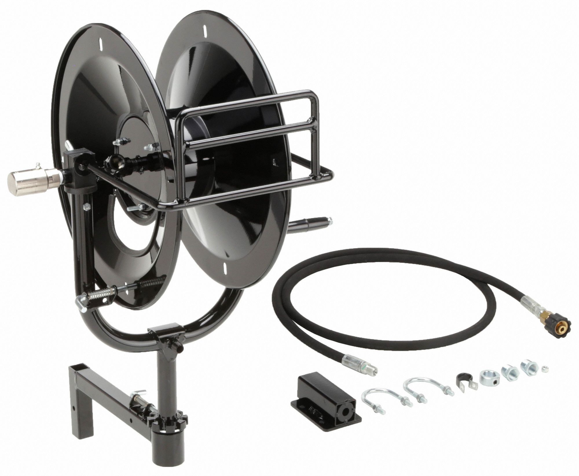 MITM Hand Crank Hose Reel 150 ft (1 in I.D.), 32 in L x 17 1/2 in W