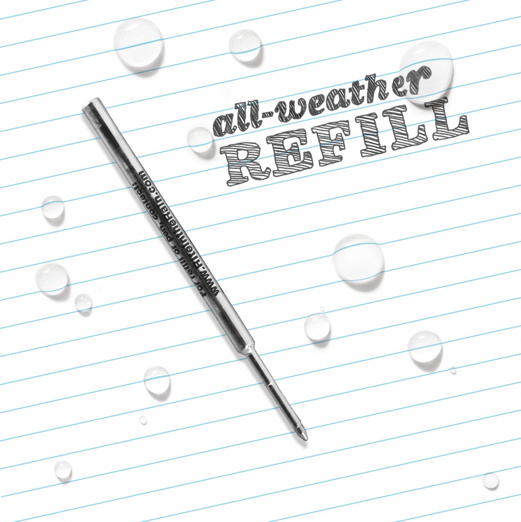 RITE IN THE RAIN Pen Ink Refill Black, Fine Point Size, AllWeather