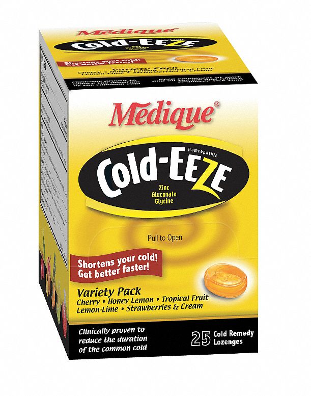 MEDIQUE ColdEEZE Cough Drops, Lozenge, 25 x 1, Regular Strength, Other