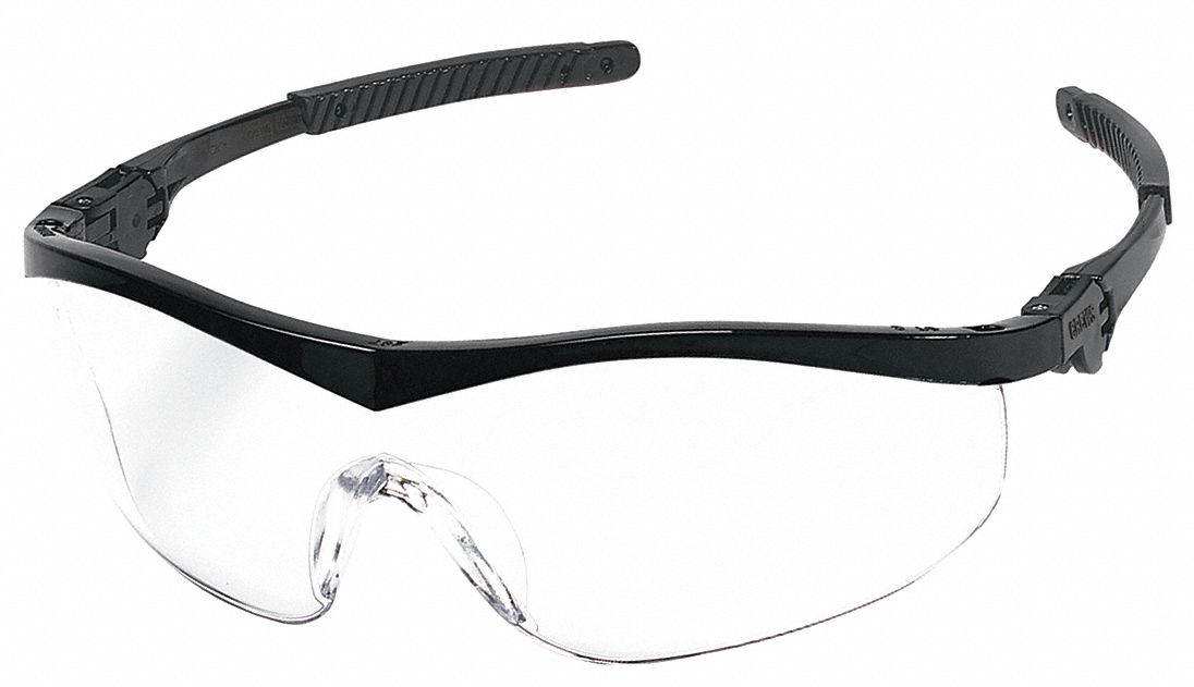 MCR SAFETY Safety Glasses, Clear 3WLV2ST110AF Grainger