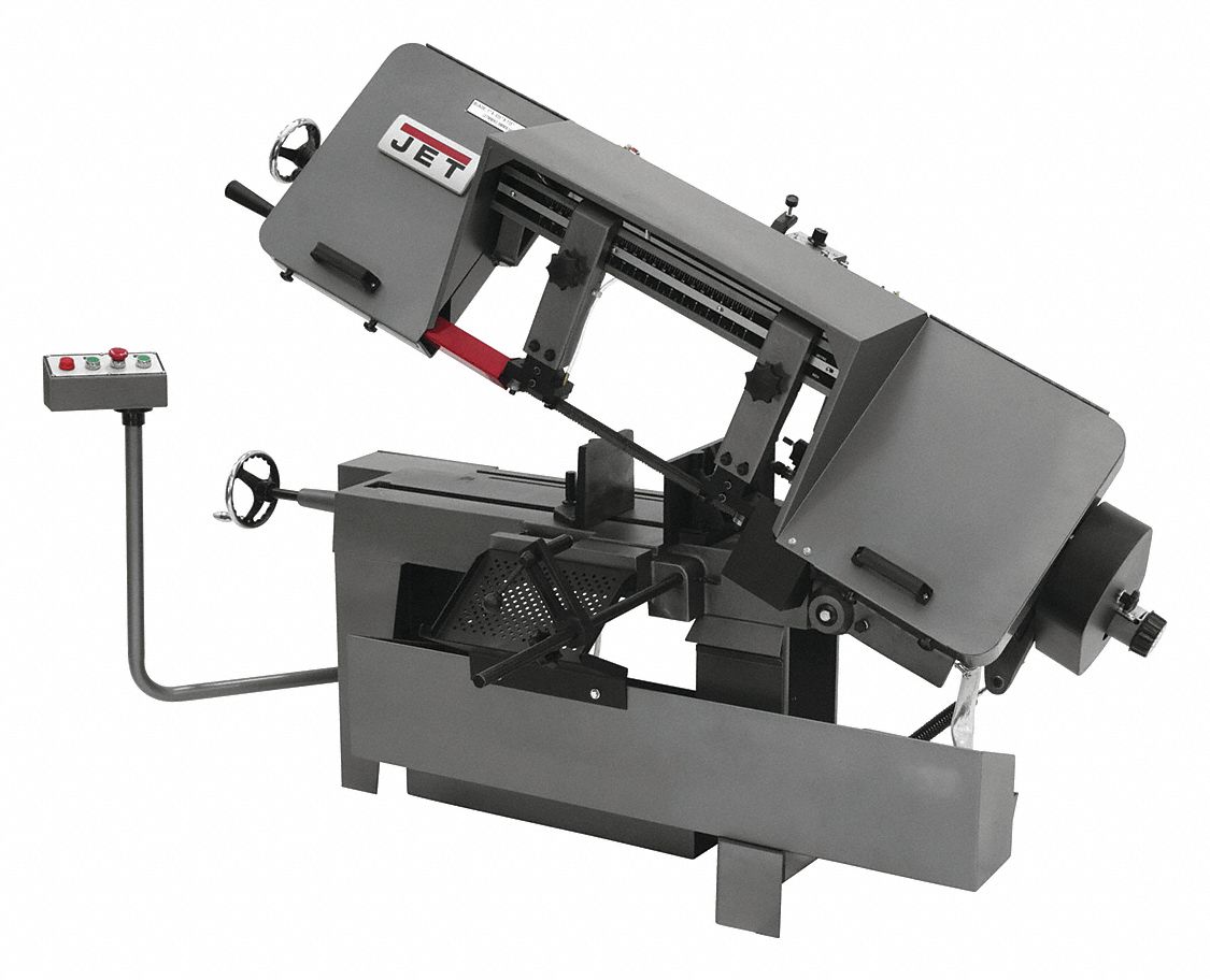 JET 11/2 HP Band Saw, Voltage 115/230VAC, Max. Blade Length 135