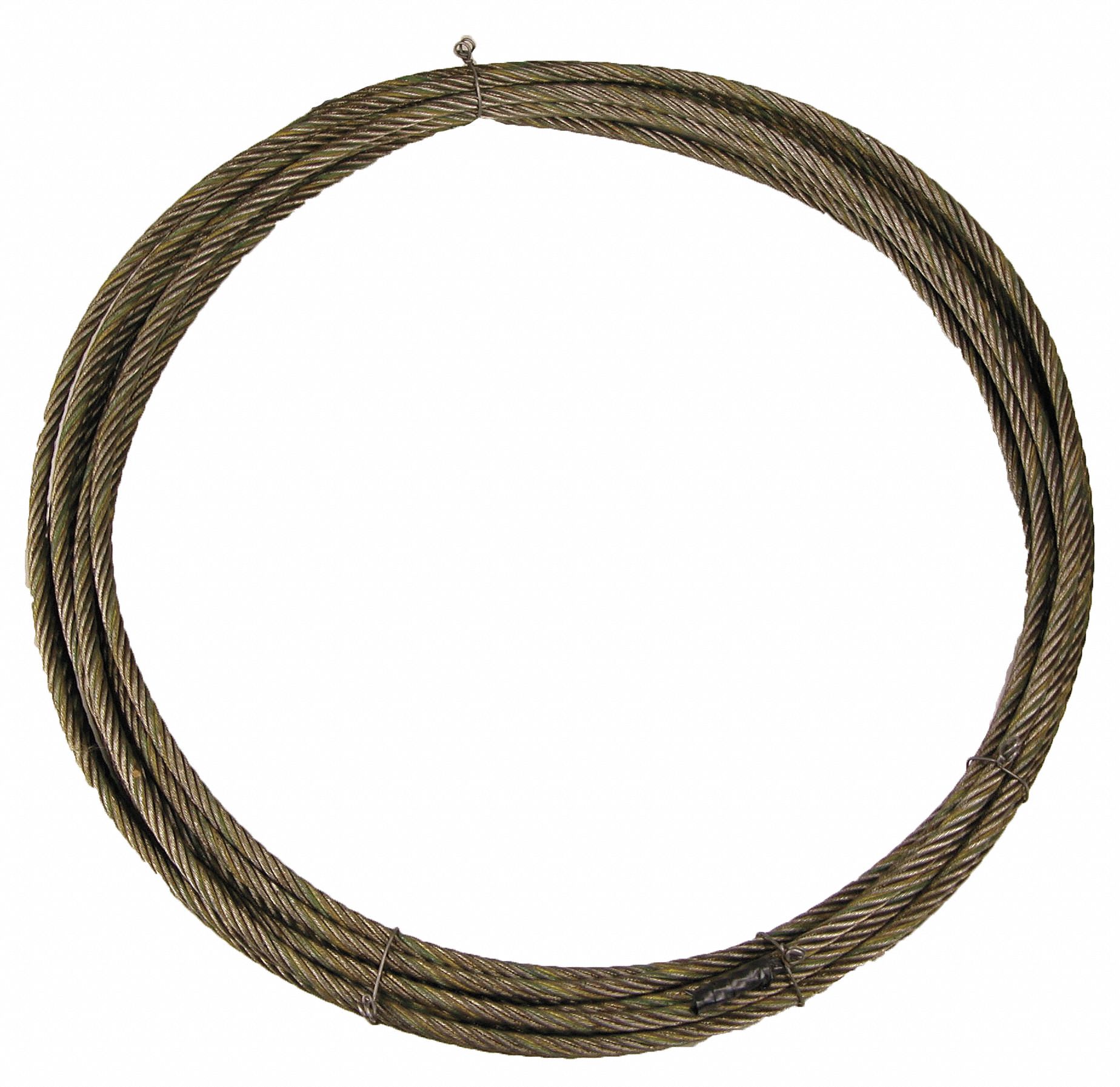 LIFTALL 50 ft Steel Winch Cable with 4,800 lb Working Load Limit