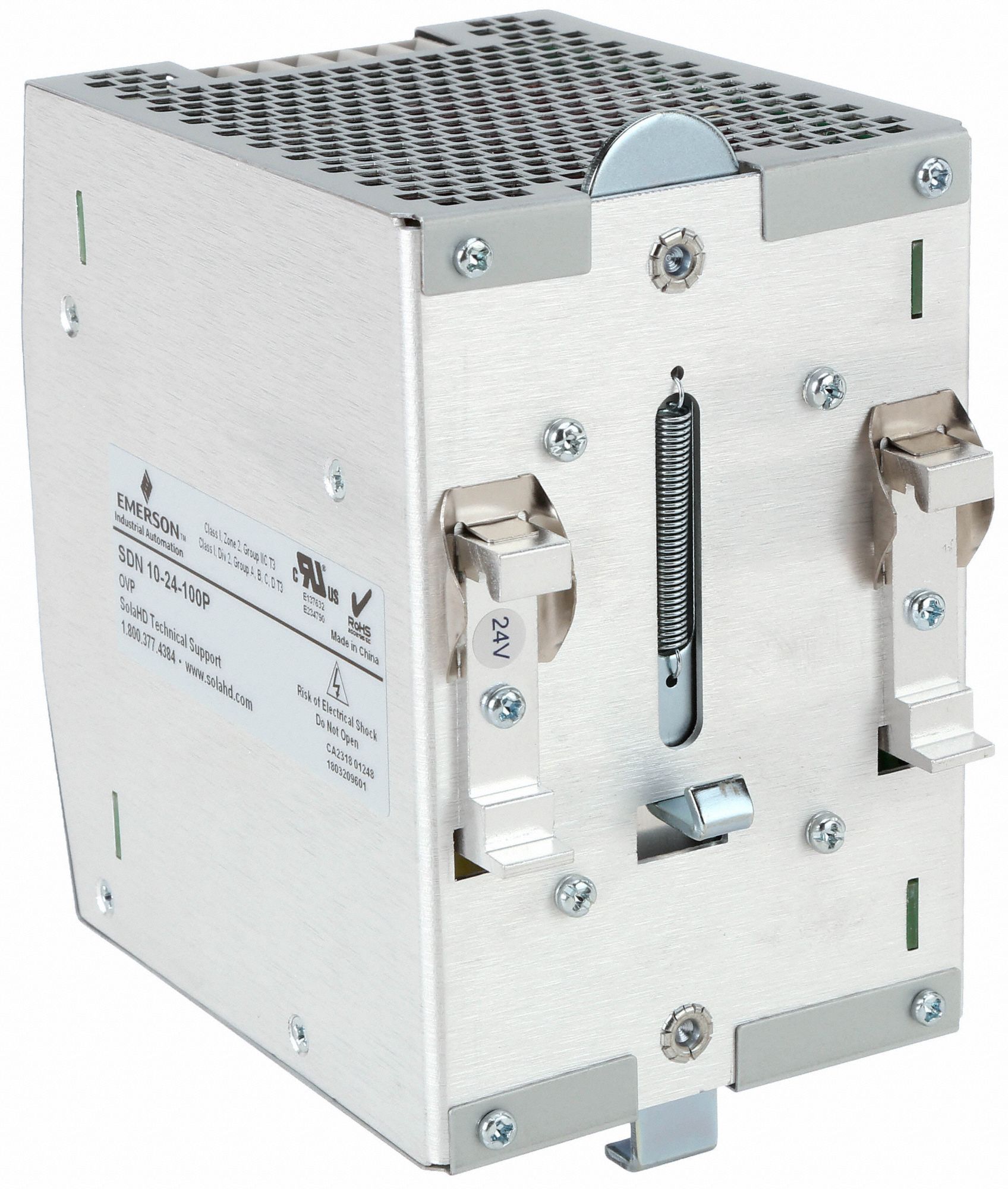 SOLA/HEVIDUTY DC Power Supply, Style Switching, Mounting DIN Rail