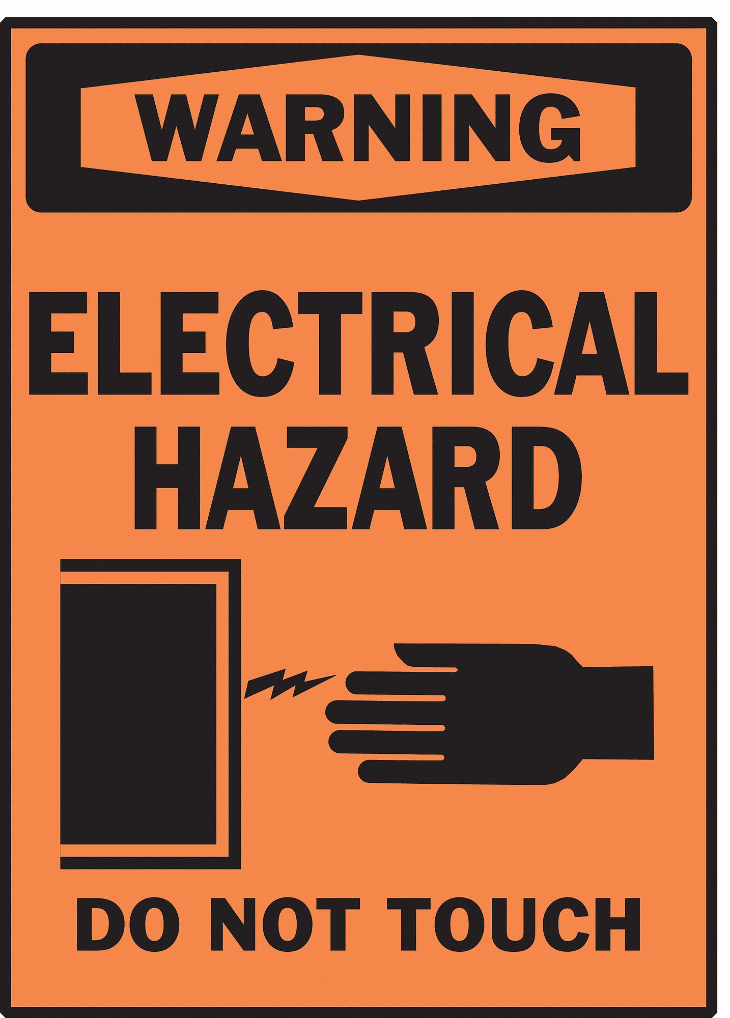 Polyester, Adhesive Sign Mounting, Equipment Label 3XAH686236 Grainger