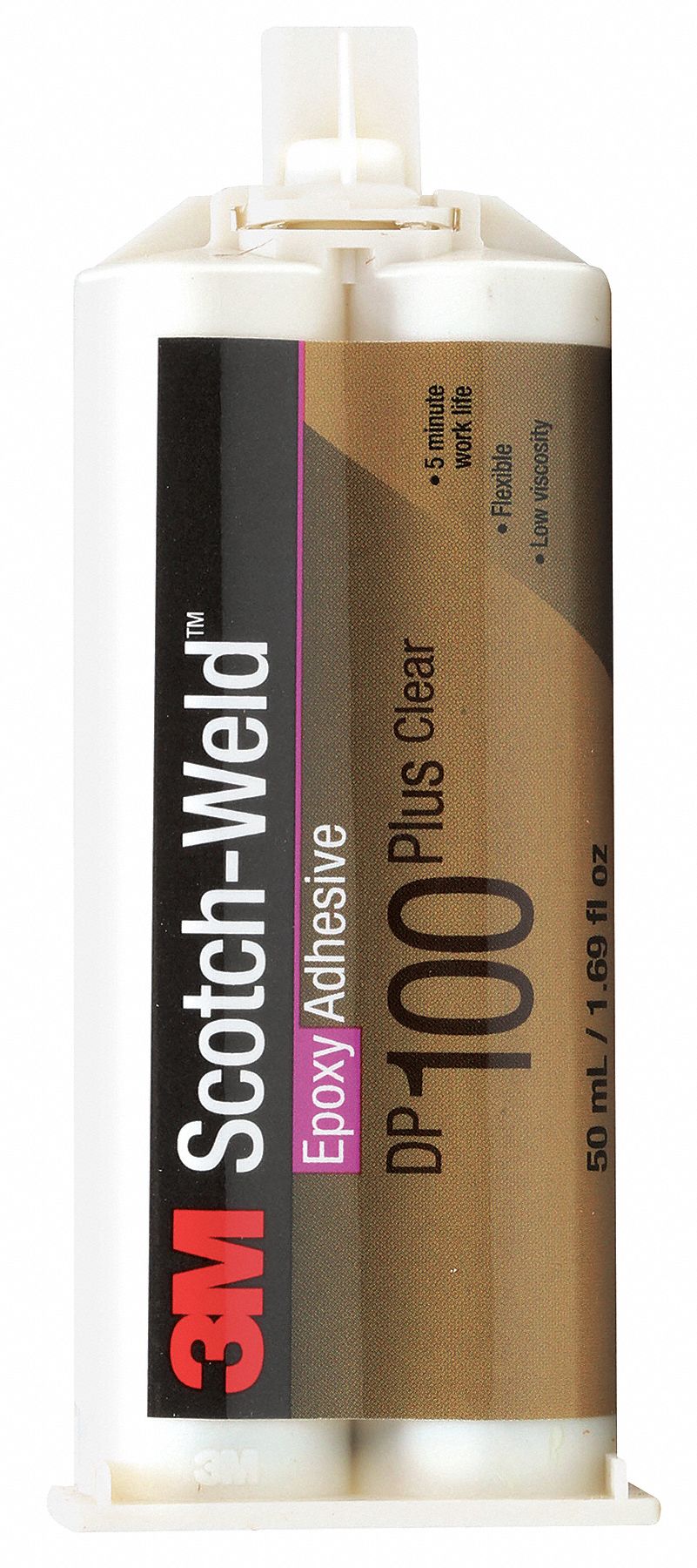 3M Epoxy Adhesive 3XH43DP100 PLUS CLEAR Grainger