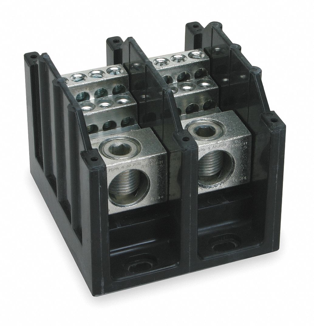 BUSSMANN Power Distribution Block, 310 A Max. Amps, Number of Poles: 2