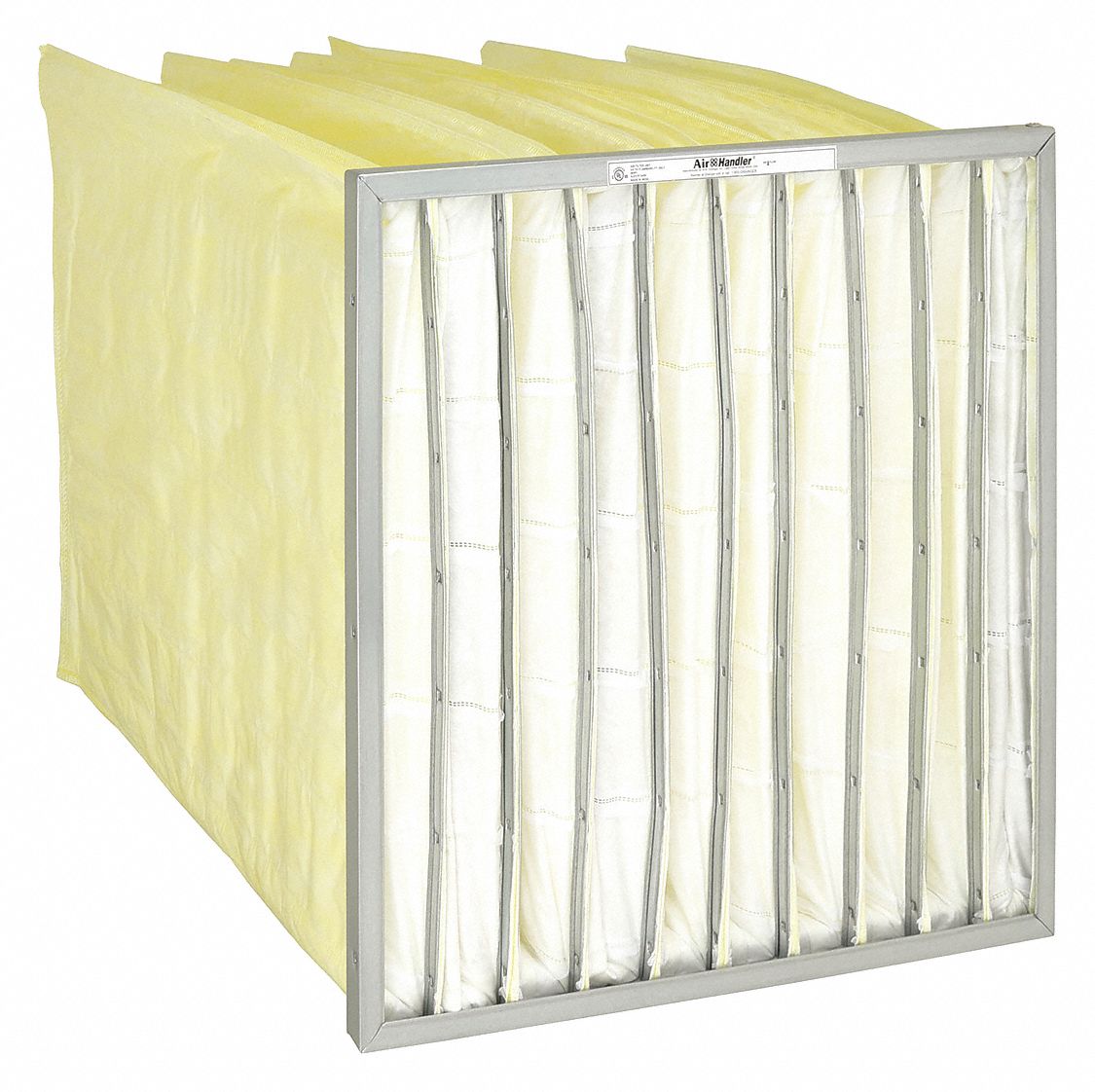 AIR HANDLER POCKET AIR FILTER, 24 X 24 X 22 IN, MERV 14, YELLOW