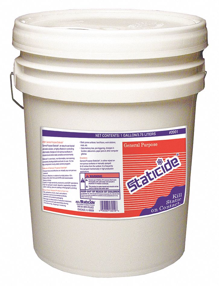 ACL STATICIDE, AntiStatic Liquid - 3XKA4|2001-5 - Grainger