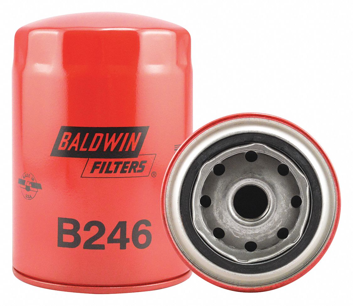 BALDWIN FILTERS, 3/4" Thread Size Automotive Filters, 5 9/32 in Lg