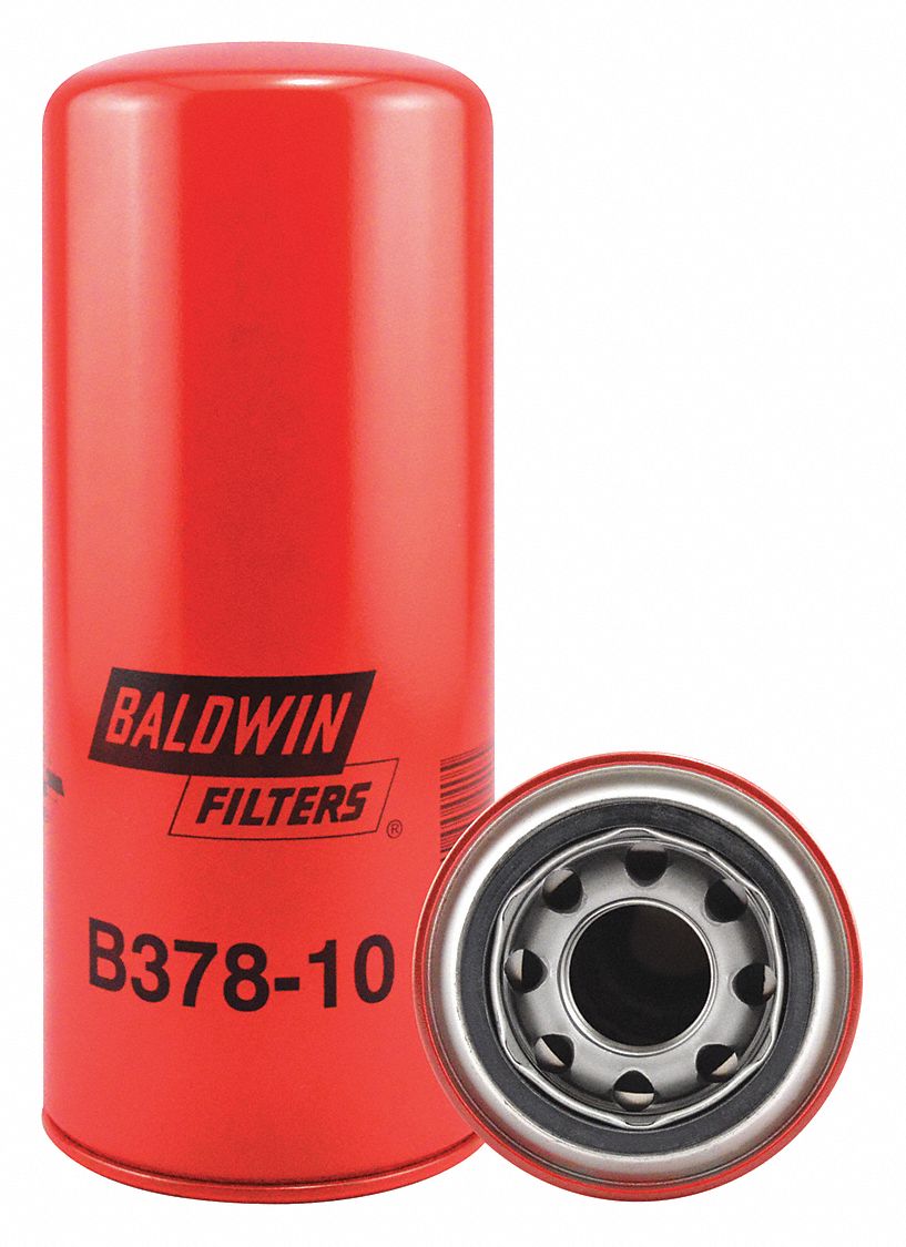 BALDWIN FILTERS SpinOn Oil Filter, Length 8 23/32 in, Outside Dia. 3