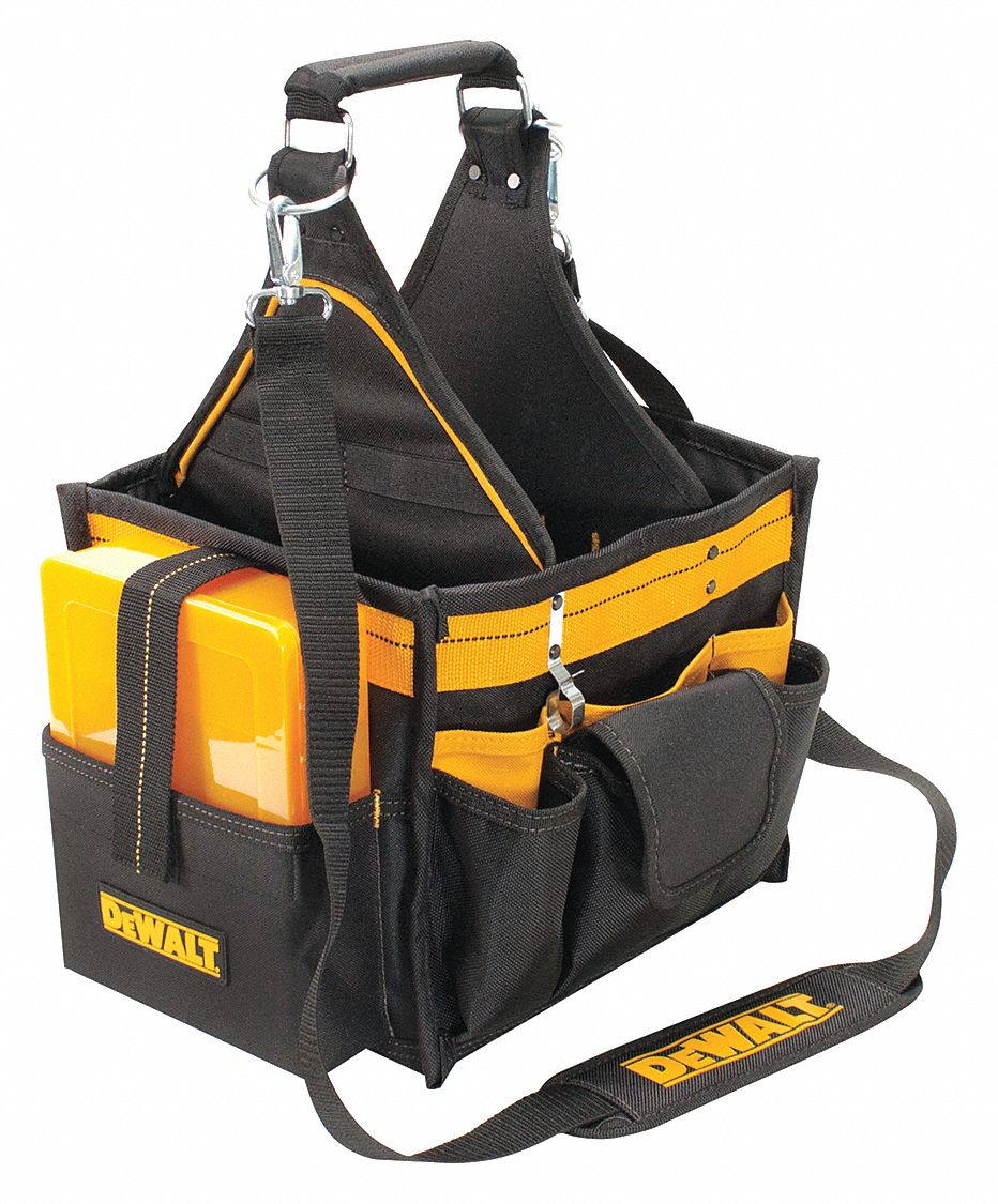 DEWALT Polyester, Electricians, Tool Tote, Number of Pockets 23 3XUV2DG5582 Grainger