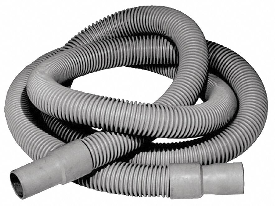 MILWAUKEE CrushResistant Vacuum Hose, 11/2" Hose Dia., 10 ft. Hose