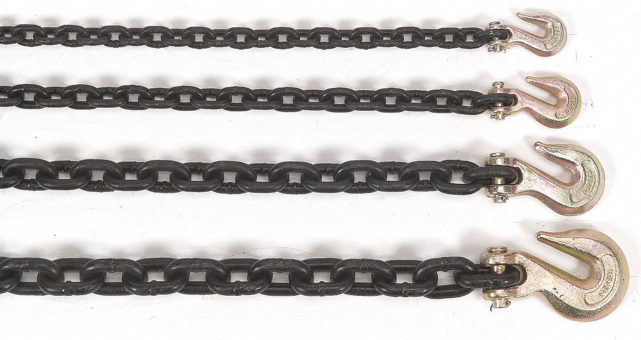 B/A PRODUCTS CO. 10 ft Grade 80 Straight Chain, 5/16 in Trade Size