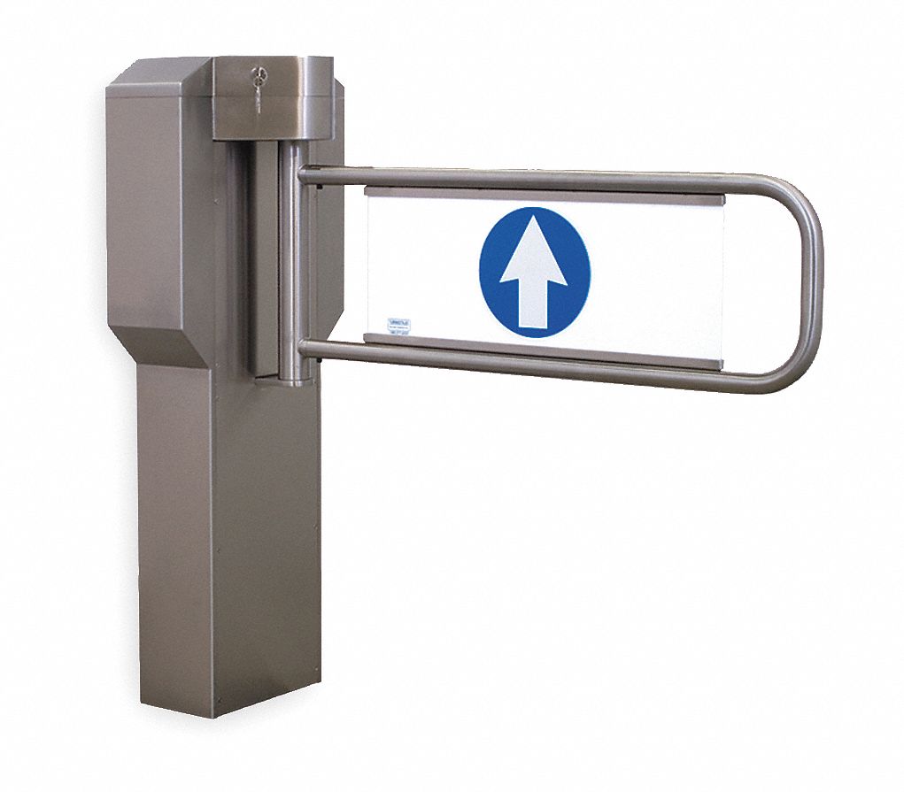 TURNSTILE Automatic Open/Close Gate, One Way 3YMF85001EX Grainger
