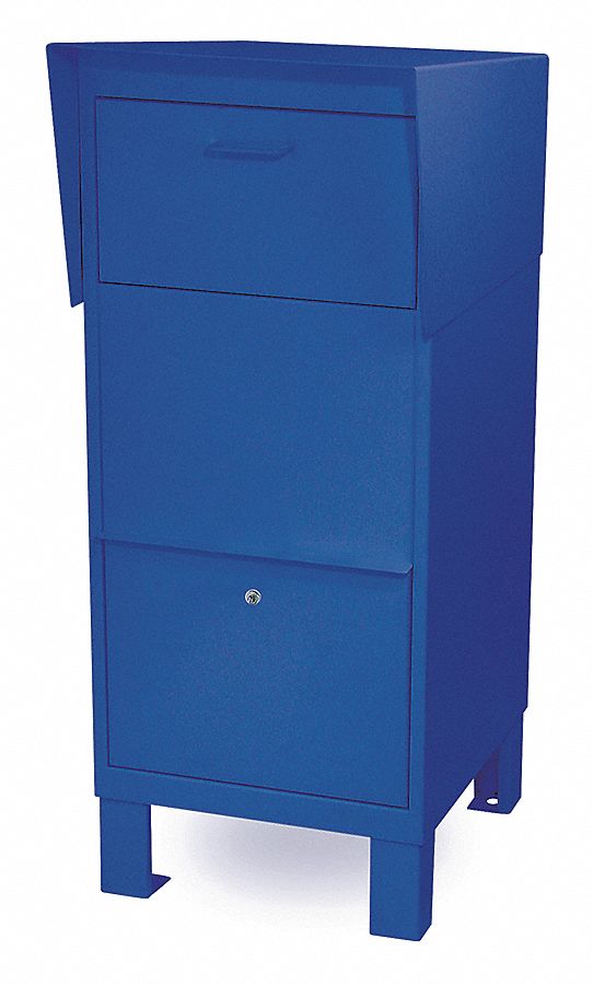 SALSBURY INDUSTRIES 4975BLU Courier Box,Blue eBay