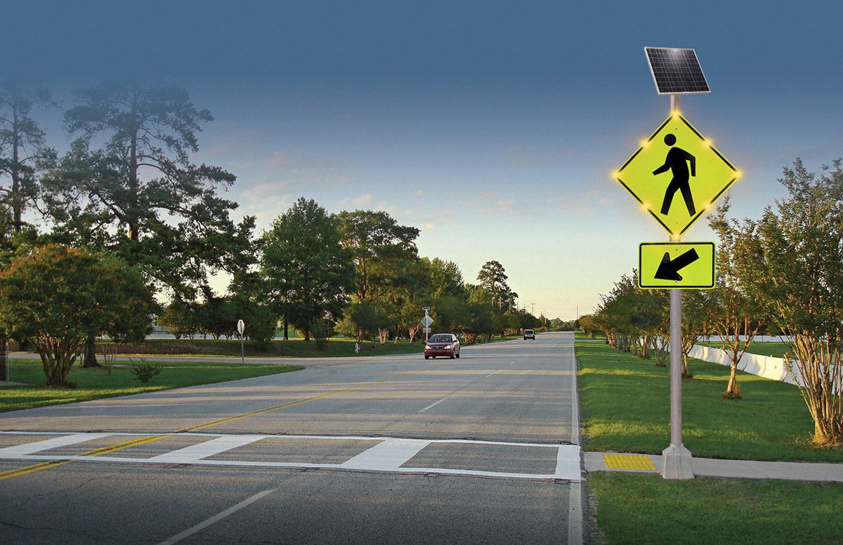TAPCO LED Traffic Sign, Sign Legend No Legend, Basic Power