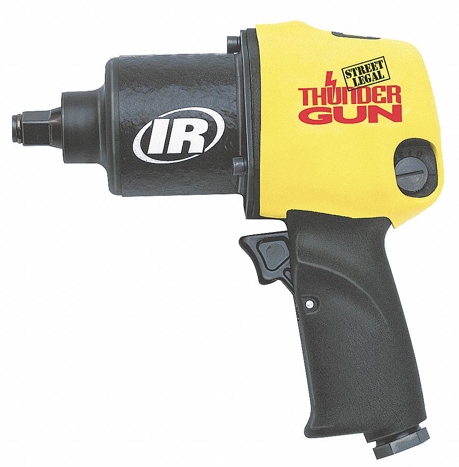 INGERSOLL RAND Air Powered, Impact Wrench, 90 psi, 500 ftlb Fastening