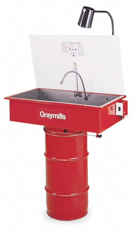 GRAYMILLS Drum Mounted Parts Washer 3Z986DMD236 Grainger
