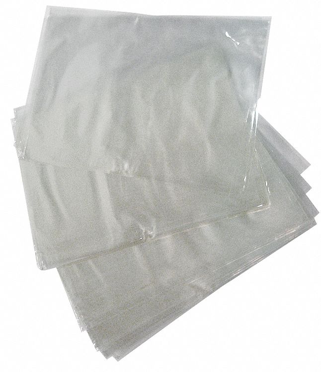 GRAINGER APPROVED Shrink Wrap Bags, PVC, Width 26 in, PK 100 5URP75URP7 Grainger