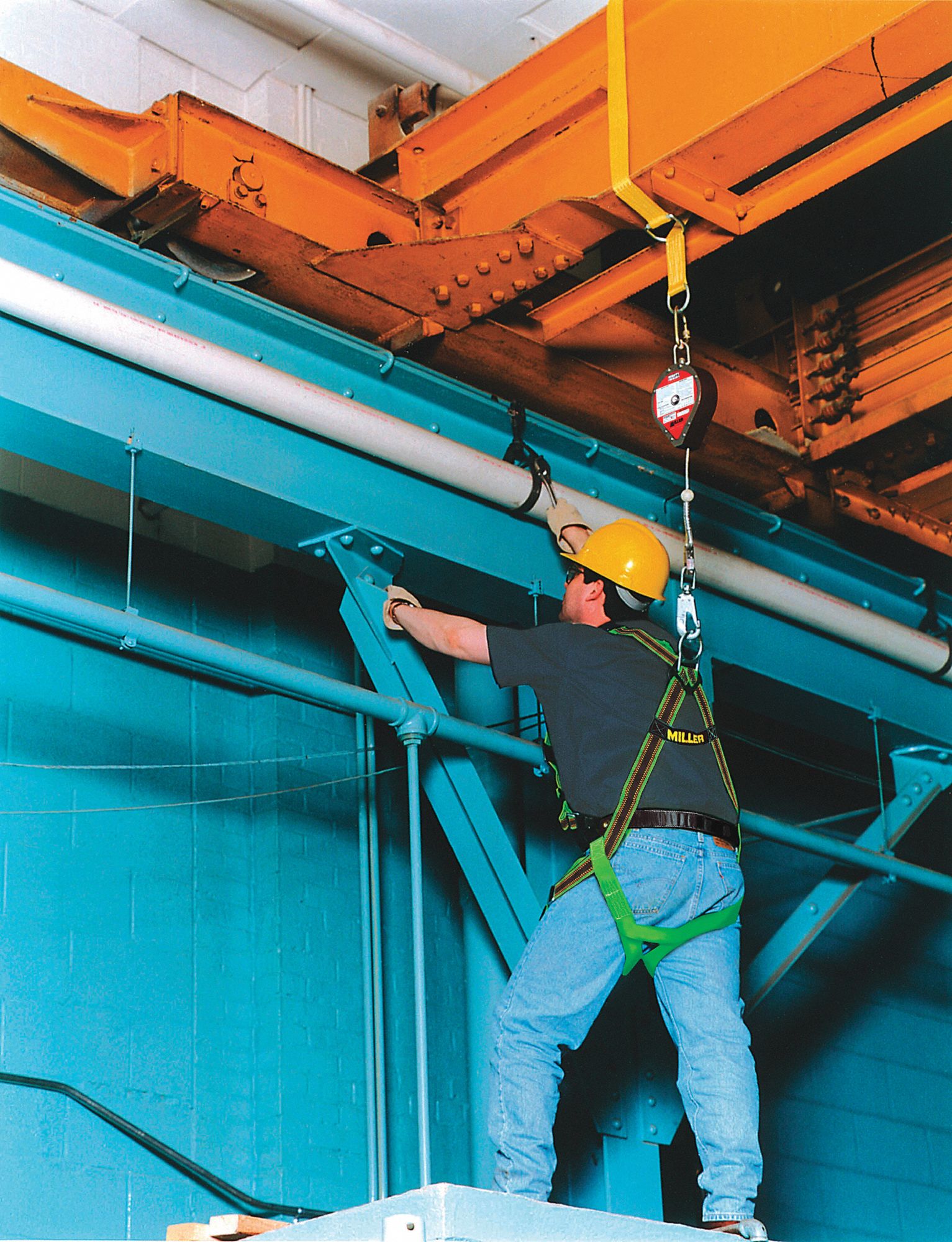 HONEYWELL MILLER SelfRetracting Lifeline 2JFD1RLS30GZ7/30FT Grainger