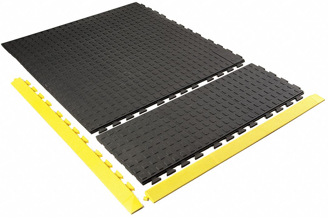 WEARWELL Mat Ramp, Urethane, Yellow, 1 EA 3ZLC4502 Grainger