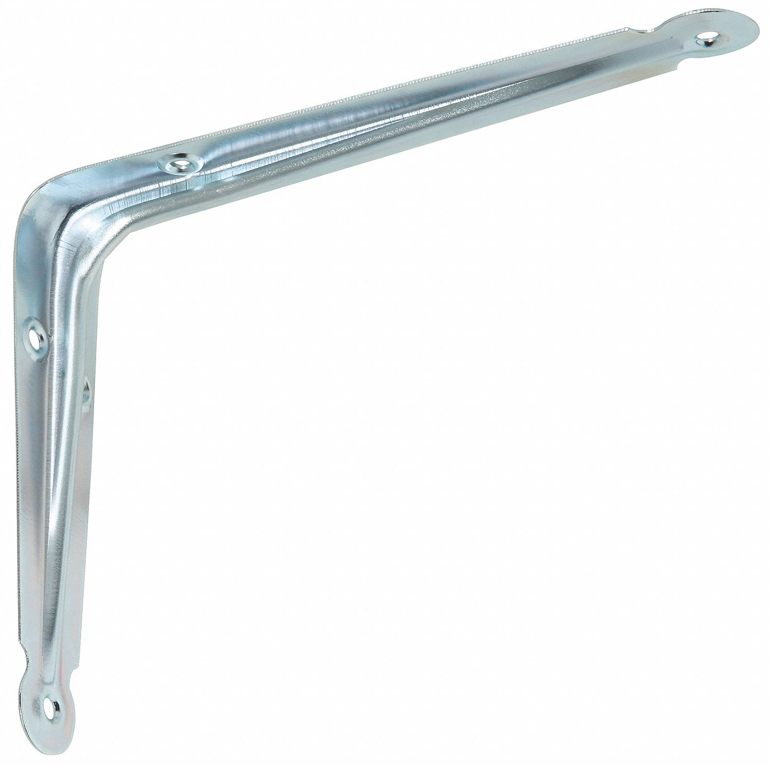 Shelf Bracket, —, —, Zinc, 25 Load Capacity (Lb.), 8 in Length (In