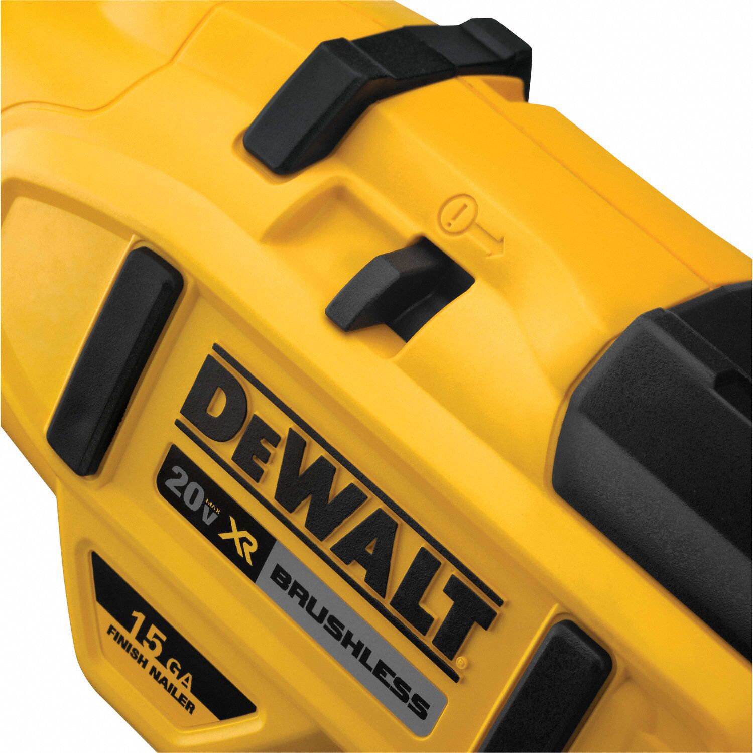 DEWALT Nail Gun: Finish, Combo, For 15 ga Nail Gauge, For 1 1/4 in to 2
