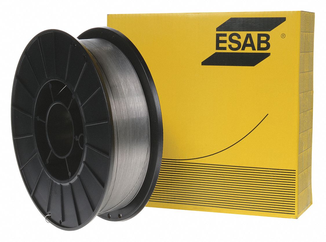 ESAB MIG Welding Wire Carbon Steel, ER70S6, 0.035 in, 11 lb, Plastic