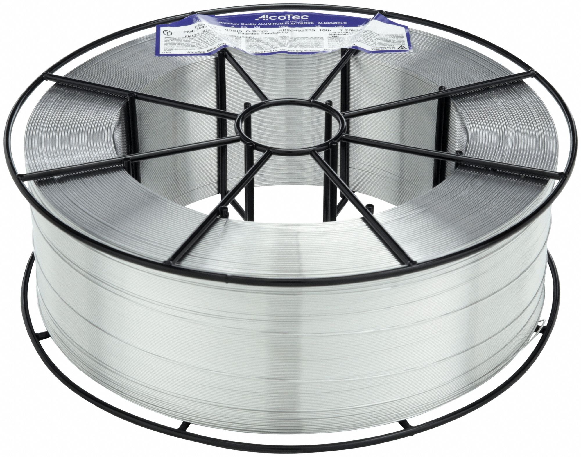 ALCOTEC, Aluminum, ER4043, MIG Welding Wire 400G65404316035 Grainger