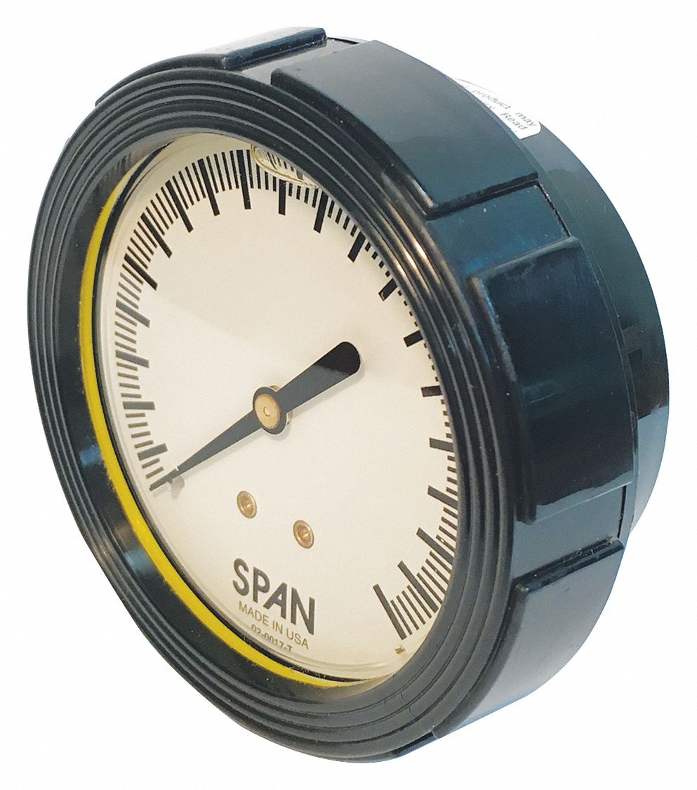 WIKA Pressure Gauge, 0 to 30 psi Range, 1/4 in NPT, +/1.00 Gauge