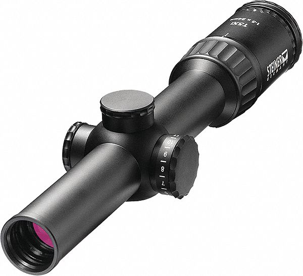 STEINER OPTICS Rifle Scope, 1x to 5x Magnification, 24 mm Objective