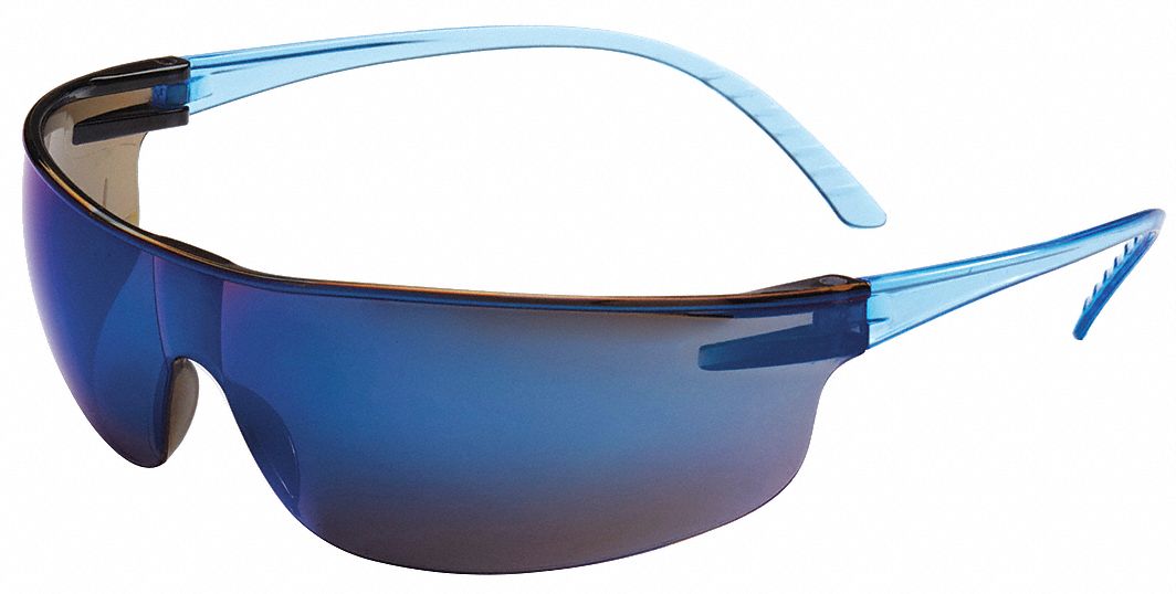 HONEYWELL UVEX SVP200 ScratchResistant Safety Glasses , Blue Mirror