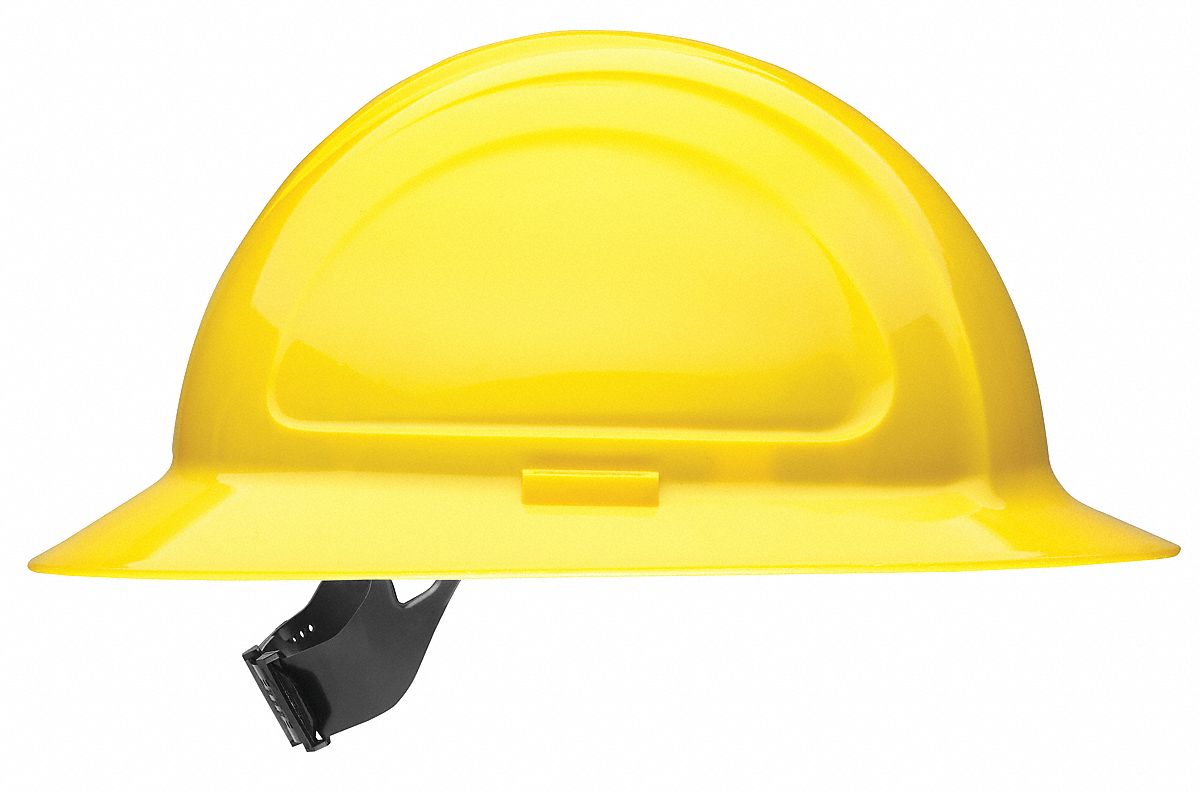 HONEYWELL NORTH Hard Hat, Full Brim, N20, Series, Yellow 401Y96
