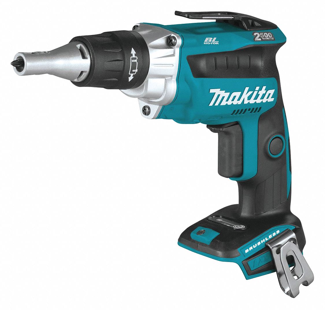 MAKITA Screwdriver, Cordless, 1/4 in Hex Drive Size, 2,500 RPM 402D43