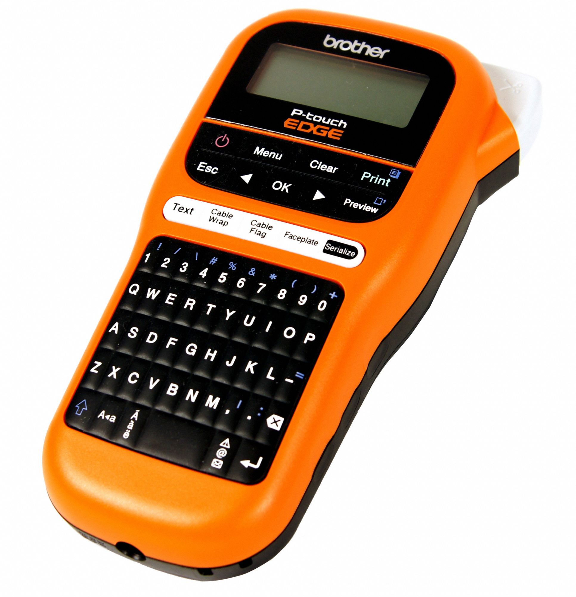 BROTHER Handheld Label Printer No Wireless Connectivity, 1/2", 180 dpi