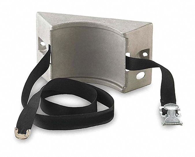 OHAUS Cast Aluminum Gas Cylinder Wall Bracket, 4 in; 14 Diameter