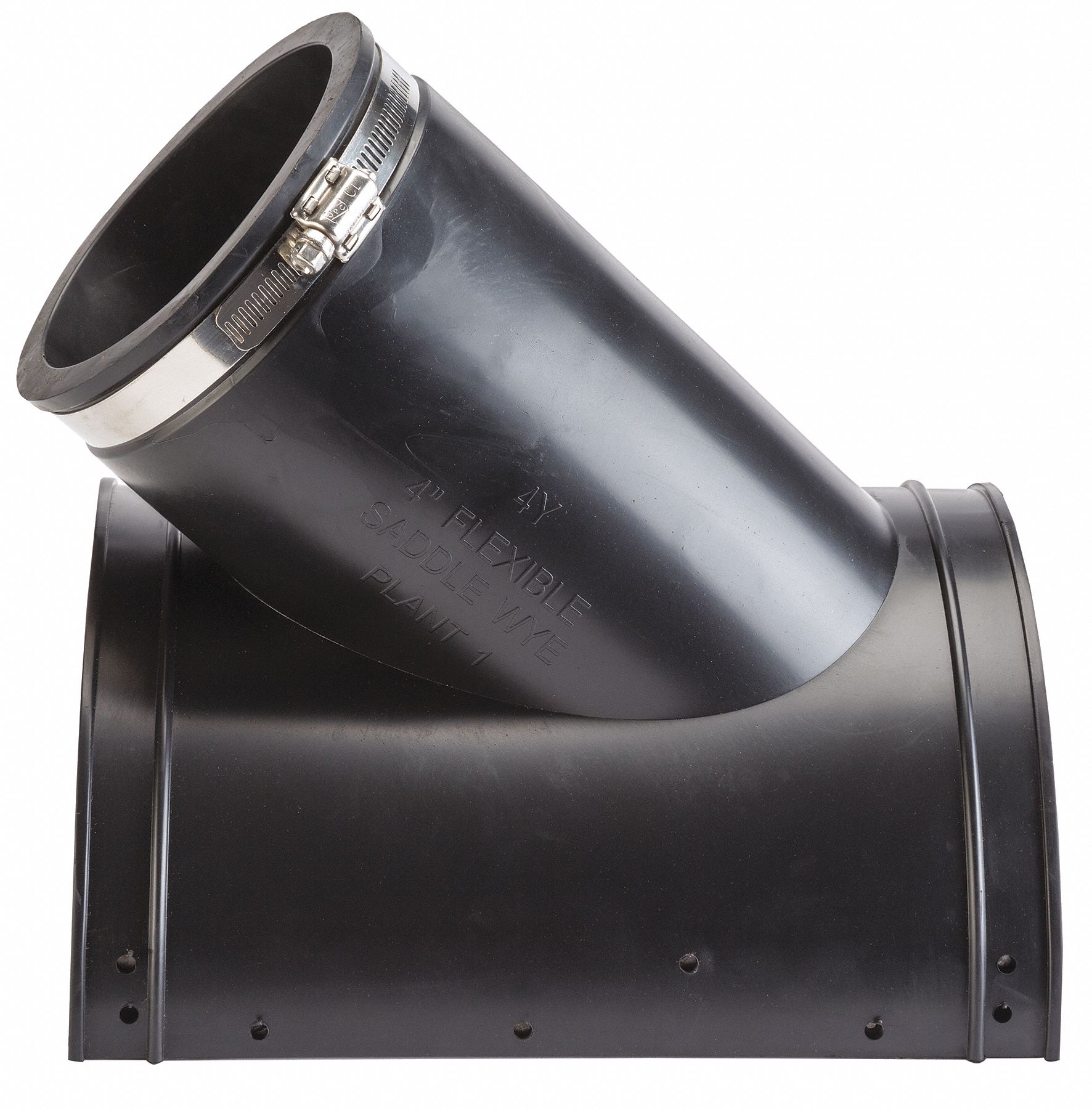 GRAINGER APPROVED Elastomeric Polyvinyl Chloride Flexible Tap Saddle