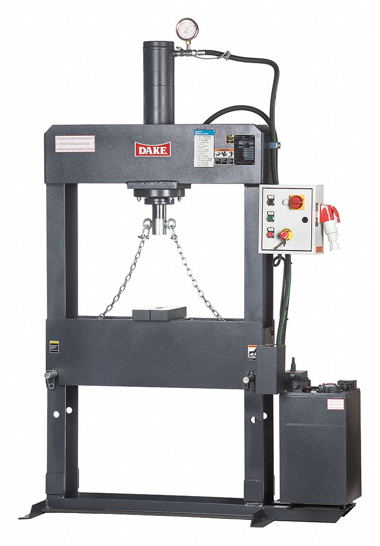 DAKE CORPORATION Hydraulic Press, Pump Type Electric, Frame Type H
