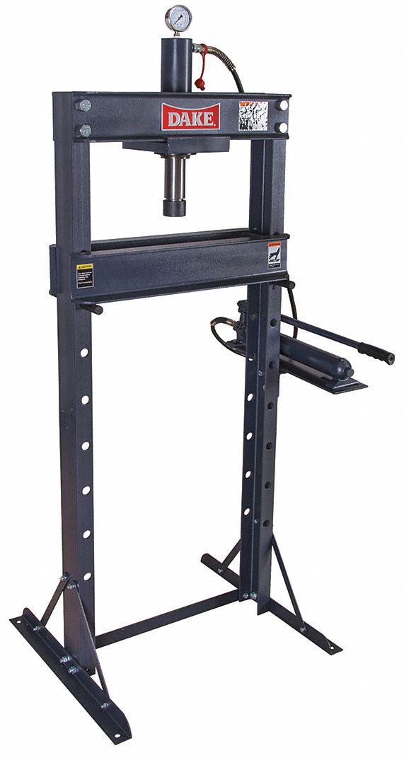 DAKE CORPORATION Hydraulic Press, Pump Type Manual, Frame Type HFrame