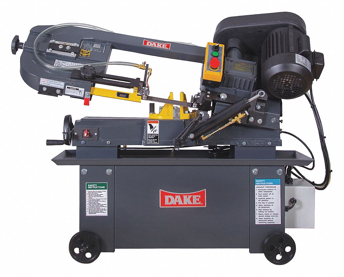 DAKE CORPORATION 3/4 HP Horizontal Band Saw, Voltage 110