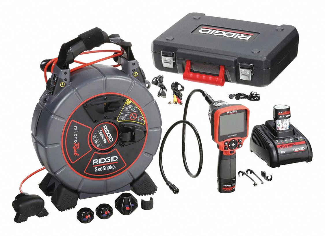 RIDGID, SeeSnake MicroReel, 100 Ft Pipe Inspection Camera, 42 OFF