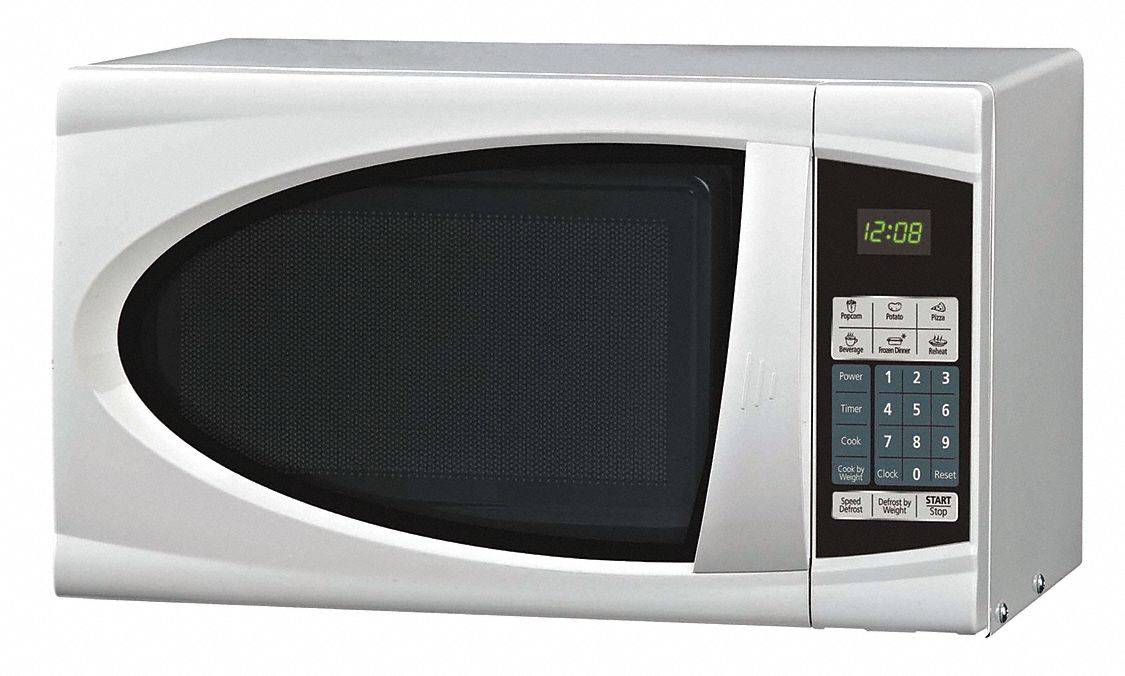 White, 1.1 cu ft Oven Capacity, Microwave 40GR4940GR49 Grainger