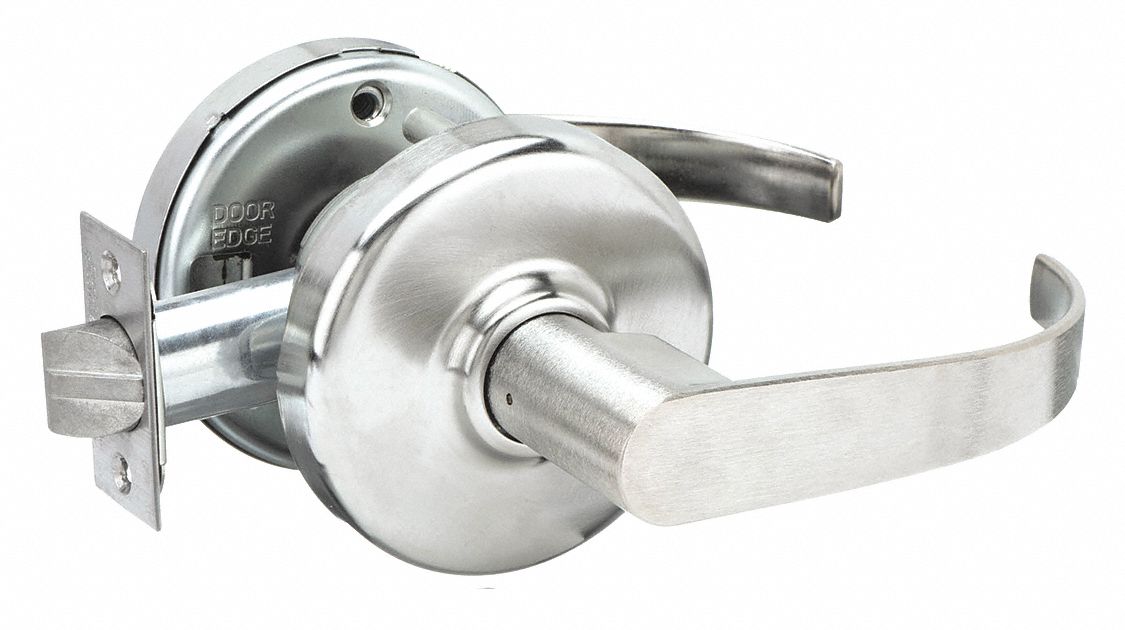 CORBIN, Passage Lever Locksets/Storeroom Lever Locksets, Chrome, Door