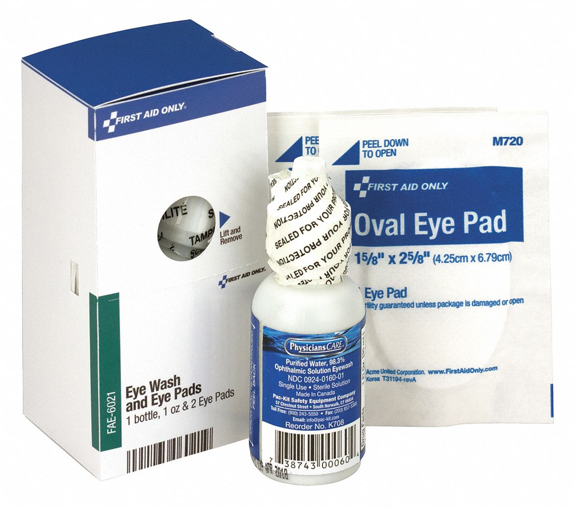 FIRST AID ONLY, Eye Care, 1 People Served per Kit, Eye Care Kit