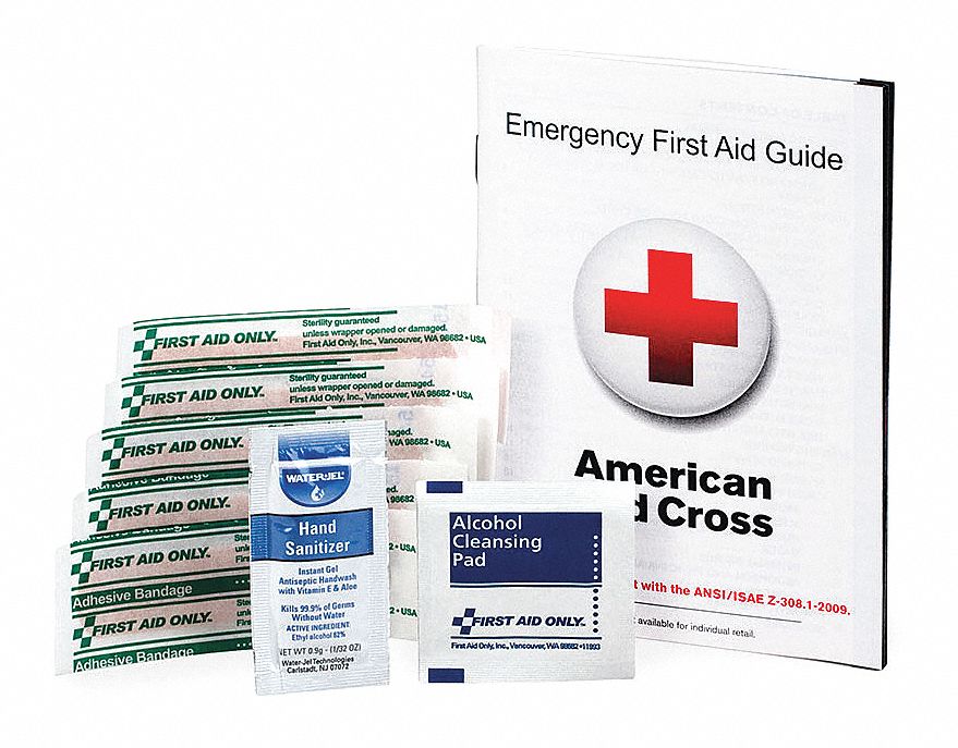 FIRST AID ONLY First Aid Kit Refill, Refill, Cardboard, Industrial, 5