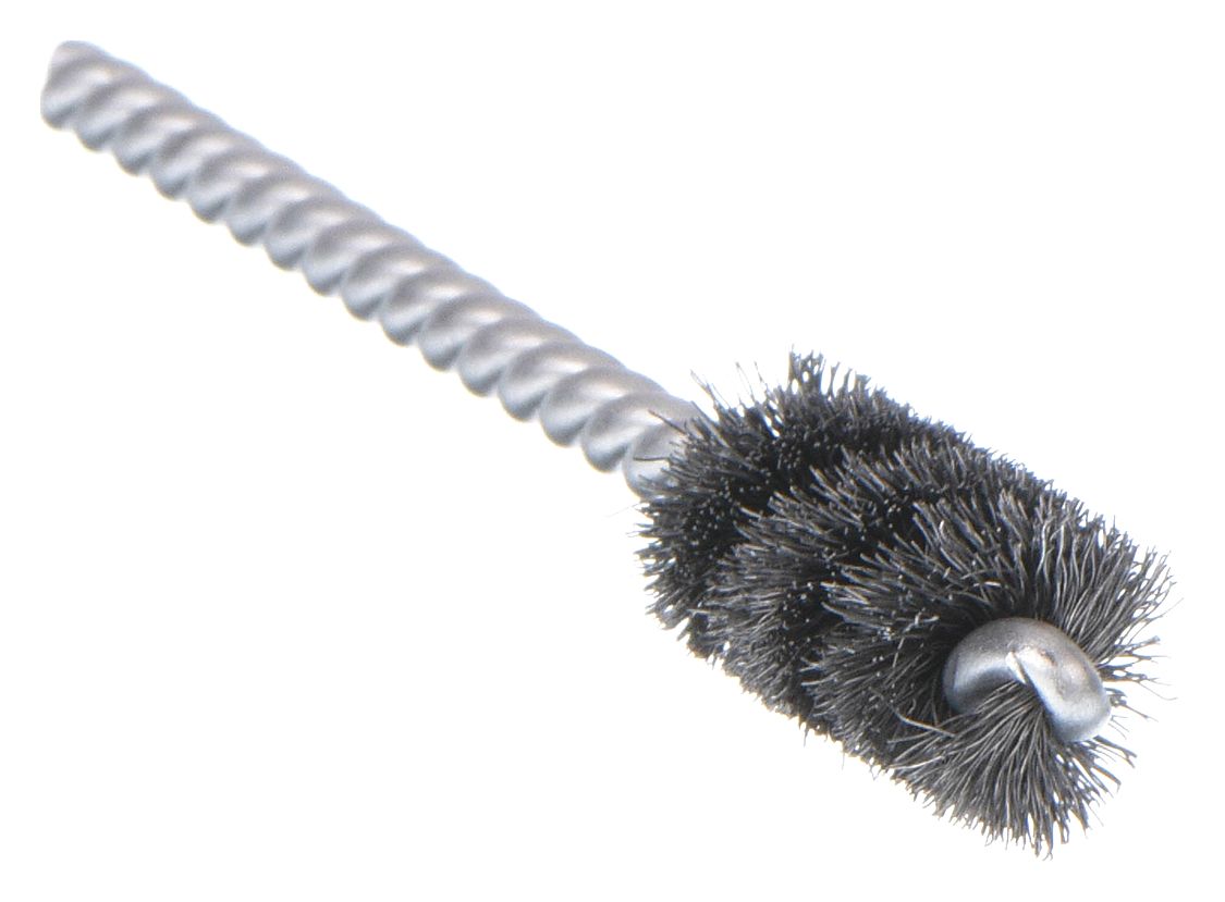 WEILER 0.75 in Power Spiral Brush, Round Shank, 1 in Brush, 3 1/2 in
